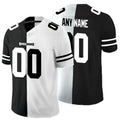 Custom TB.Buccaneers Black And White Split Vapor Untouchable Limited Jersey