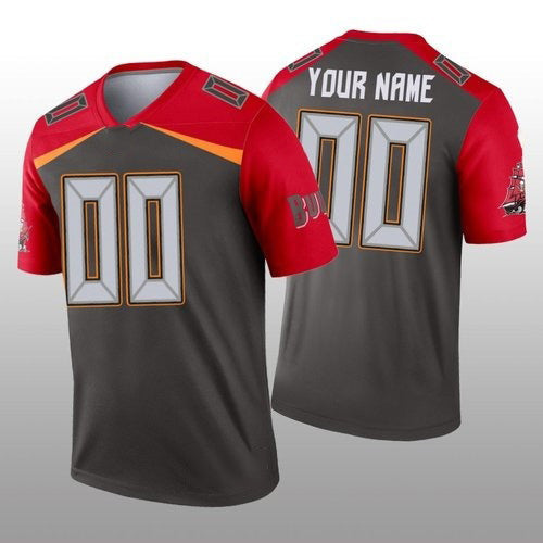 Custom TB.Buccaneers Pewter Inverted Legend Jersey