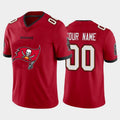Custom TB.Buccaneers Red Team Big Logo Vapor Untouchable Limited Jersey