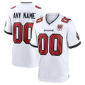 Custom TB.Buccaneers White 50th Season Game Jersey