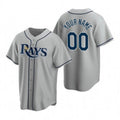 Custom Tampa Bay Rays Gray 2020 Stitched Cool Base Road Baseball Jersey