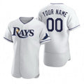 Custom Tampa Bay Rays White 2020 Stitched Flex Baseball Jersey