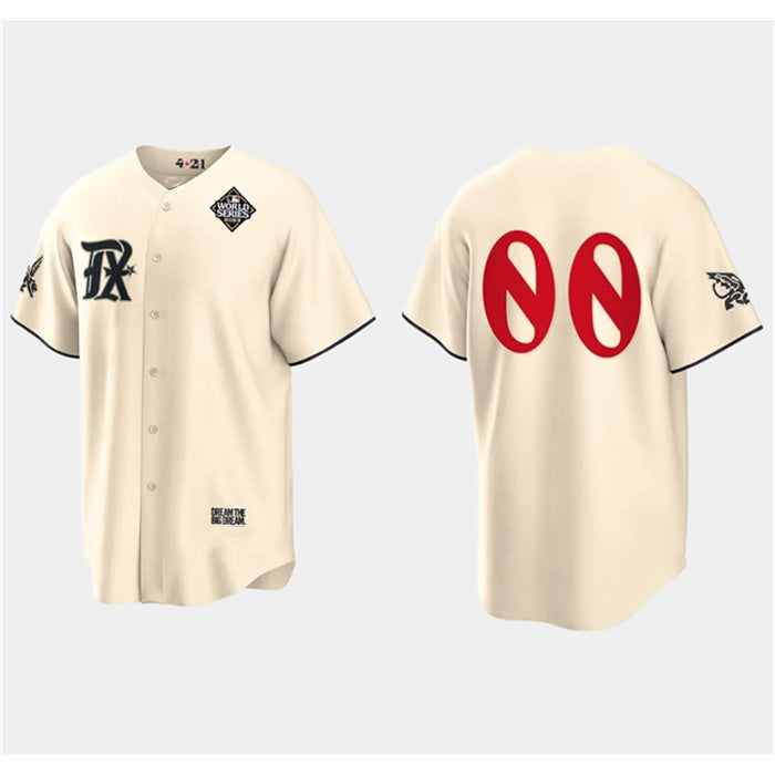 Custom Texas Rangers Active Player Cream 2023 World Series City Connect Stitched Baseball Jersey