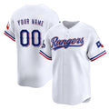 Custom Texas Rangers Active Player White 2023 World Series Champions Stitched Baseball Jersey