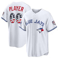 Custom Toronto Blue Jays 2026 All-Star Edition Stars & Stripes White Stadium Pick-A-Player Baseball Jersey