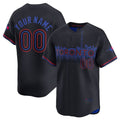 Custom Toronto Blue Jays Active Player Black 2024 City Connect Limited Stitched Baseball Jersey