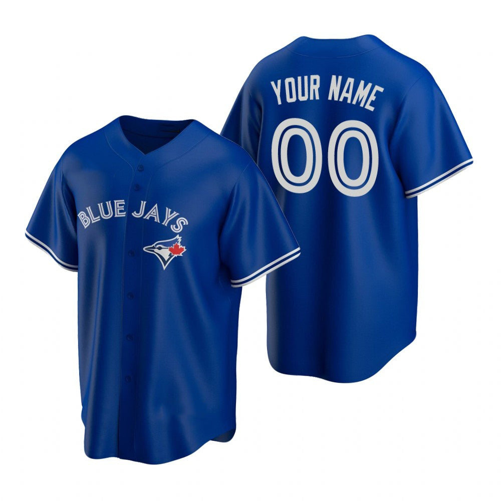 Custom Toronto Blue Jays Royal Stitched Cool Baseball Jersey