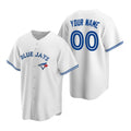 Custom Toronto Blue Jays White Stitched Cool Base Home Baseball Jersey