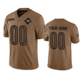 Custom W.Commanders Active Player 2023 Brown Salute To Setvice Limited Stitched Jersey