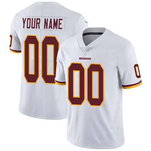 Custom W.Redskins Road White Vapor Untouchable Limited Jersey