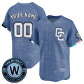 Custom Washington Nationals ACTIVE PLAYER Blue 2025 City Connect Limited Stitched Baseball Jersey