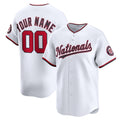 Custom Washington Nationals White Home Limited Cool Baseball Jersey