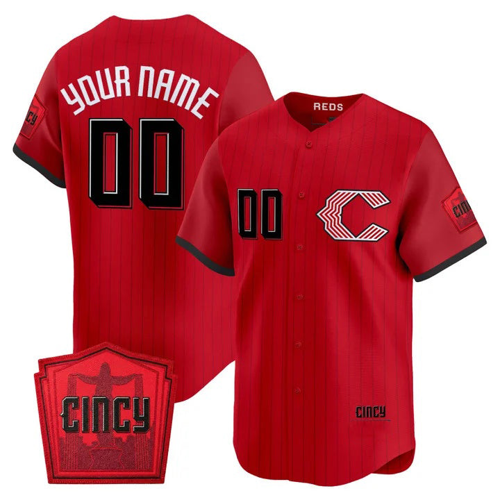 Custom Cincinnati Reds  Red 2026 City Connect Vapor Premier Limited Jersey - All Stitched