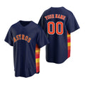 Custom Houston Astros Navy Stitched Cool Baseball Jersey
