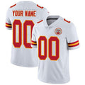 Custom KC.Chiefs Road White Vapor Untouchable Limited Jersey