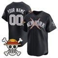 Custom New York Yankees x One Piece Navy Vapor Premier Limited Jersey - Stitched Baseball Jersey
