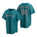 Custom Seattle Mariners Aqua Stitched Cool Baseball Jersey