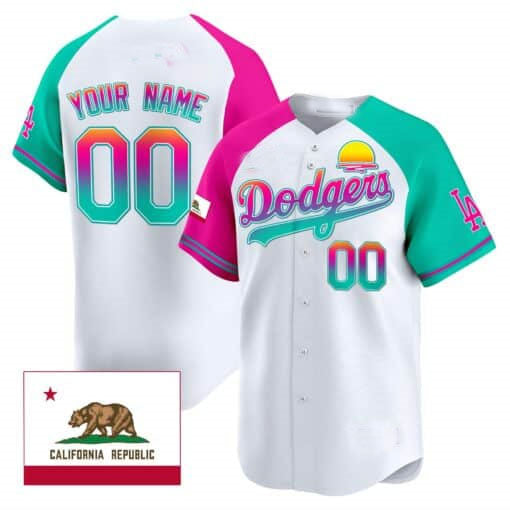 Dodgers 2024 Los Angeles City Style Vapor Premier Limited Custom Jersey – White Baseball Jersey