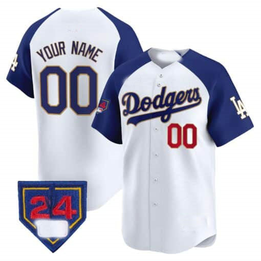 Dodgers 2024 Spring Training Patch Vapor Premier Limited Custom Jersey – White Baseball Jersey