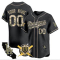 Dodgers Armed Forces Day Vapor Premier Limited Custom Jersey – Black Baseball Jersey