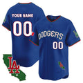 Dodgers Mexico California Patch Vapor Premier Limited Custom Jersey V3 – Royal Baseball Jersey