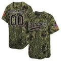 Dodgers USMC Alternate Vapor Premier Limited Custom Jersey – All Stitched-Woodland Baseball Jersey