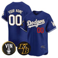 Dodgers Vin Patch & Kobe Bryant Signature Vapor Premier Limited Custom Jersey – Royal Baseball Jersey