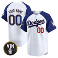 Dodgers Vin Scully Patch Gold Trim Vapor Premier Limited Custom Jersey – White Baseball Jersey
