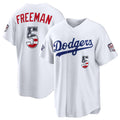 Los Angeles Dodgers #5 Freddie Freeman 2026 All-Star Edition Stars & Stripes White Stadium Baseball Jersey