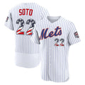 New York Mets #22 Juan Soto 2026 All-Star Edition Stars & Stripes White Authentic Baseball Jersey
