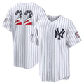 New York Yankees #22 Ben Rice 2026 All-Star Edition Stars & Stripes White Stadium Baseball Jersey