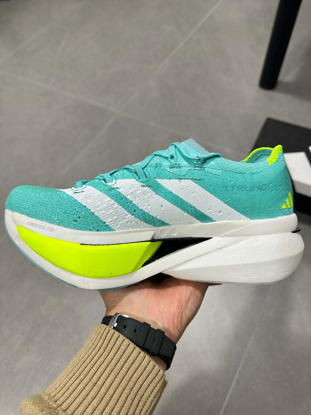 Adidas Adizero Prime X3 Strung Shoes Mint Green