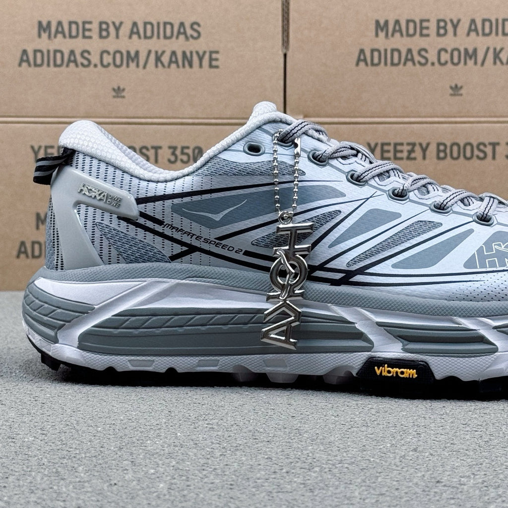 HOKA Mafate Speed 2 Light silver-gray | Navy blue