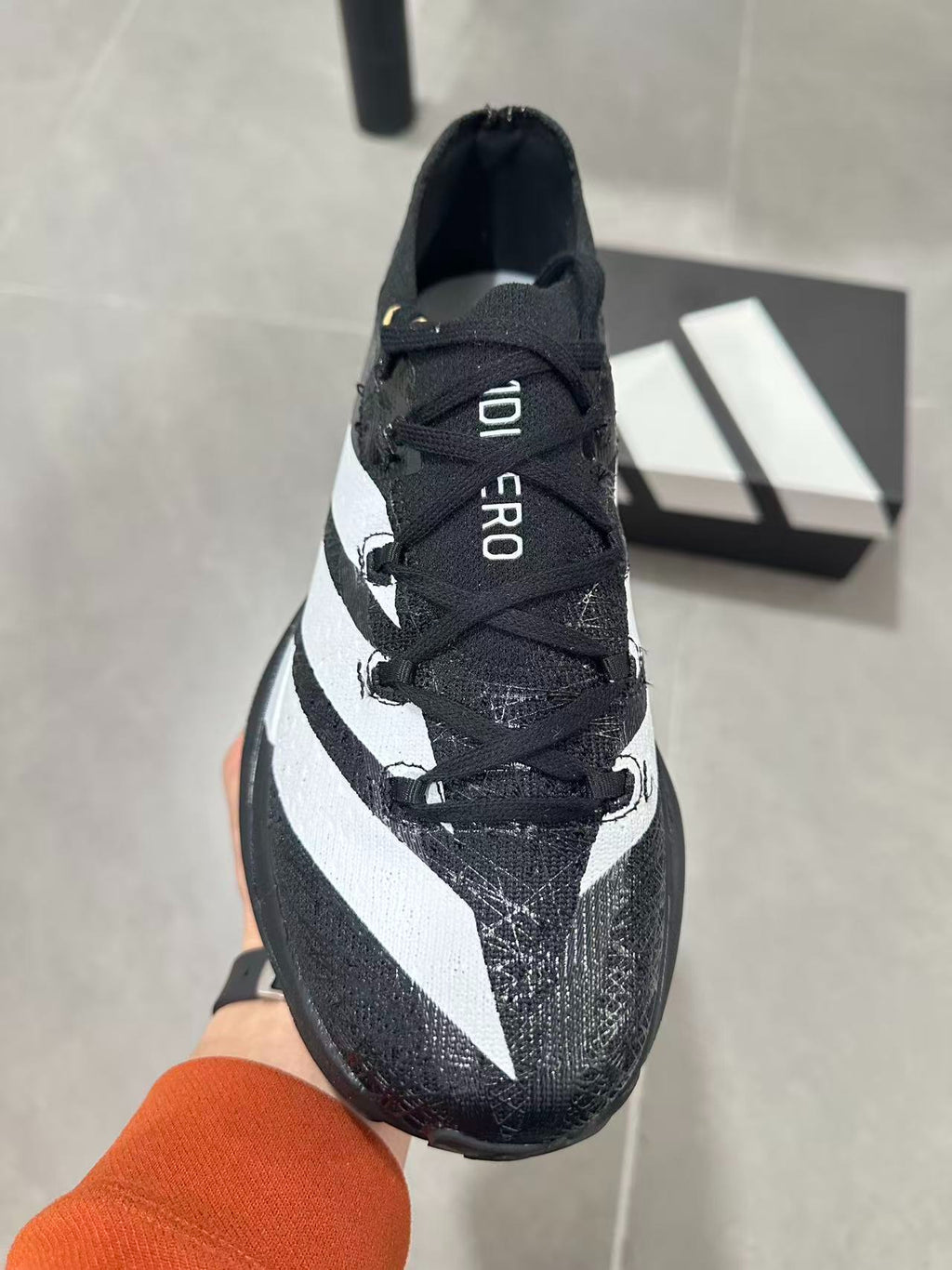 Adidas Adizero Prime X3 Strung Shoes Black|White