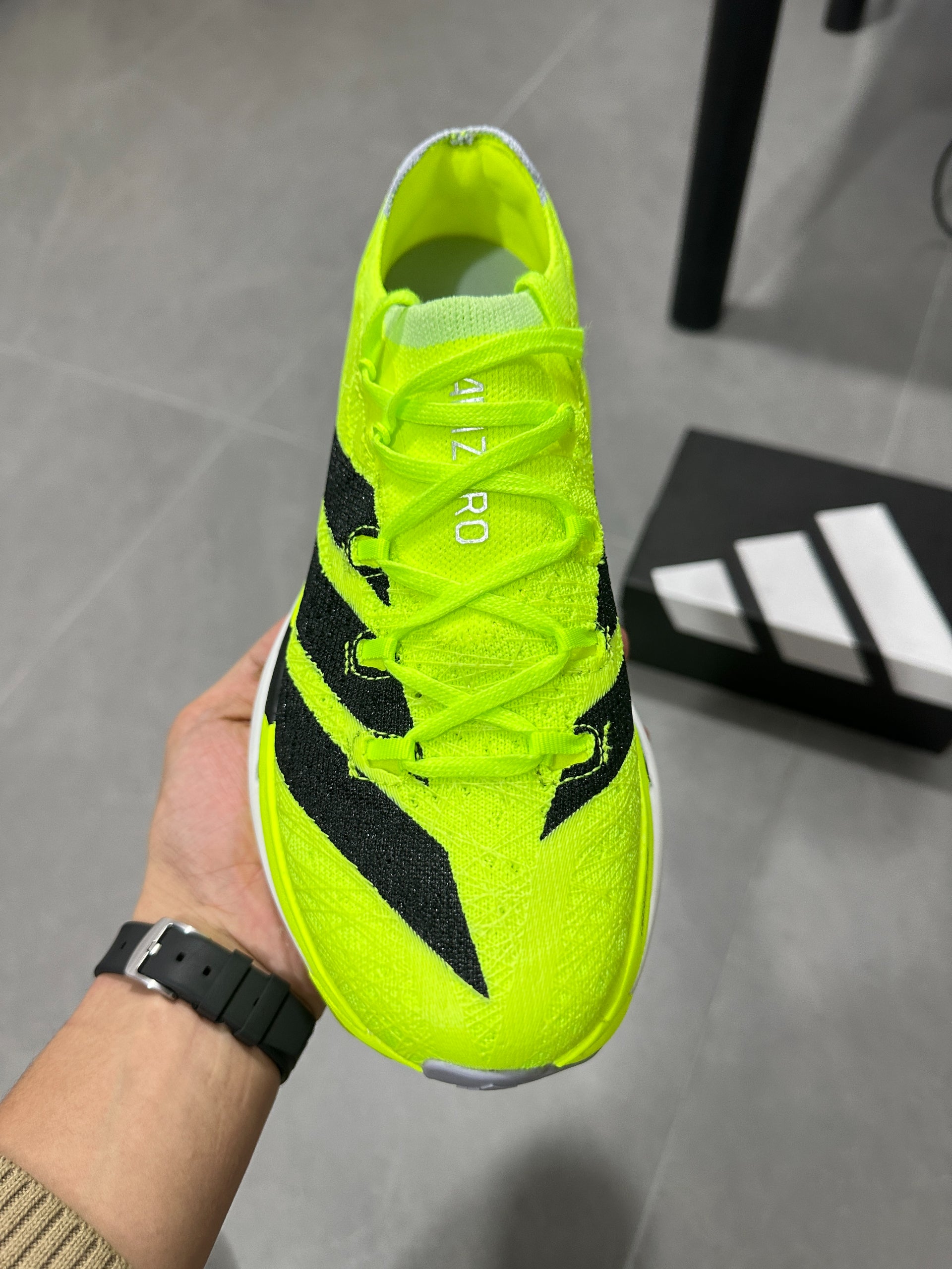 Adidas Adizero Prime X3 Strung Shoes Fluorescent