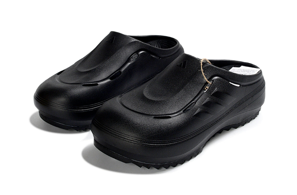 Adidas Adilette Platform Clogs Core Black Slip-On Recovery Shoes JH9851