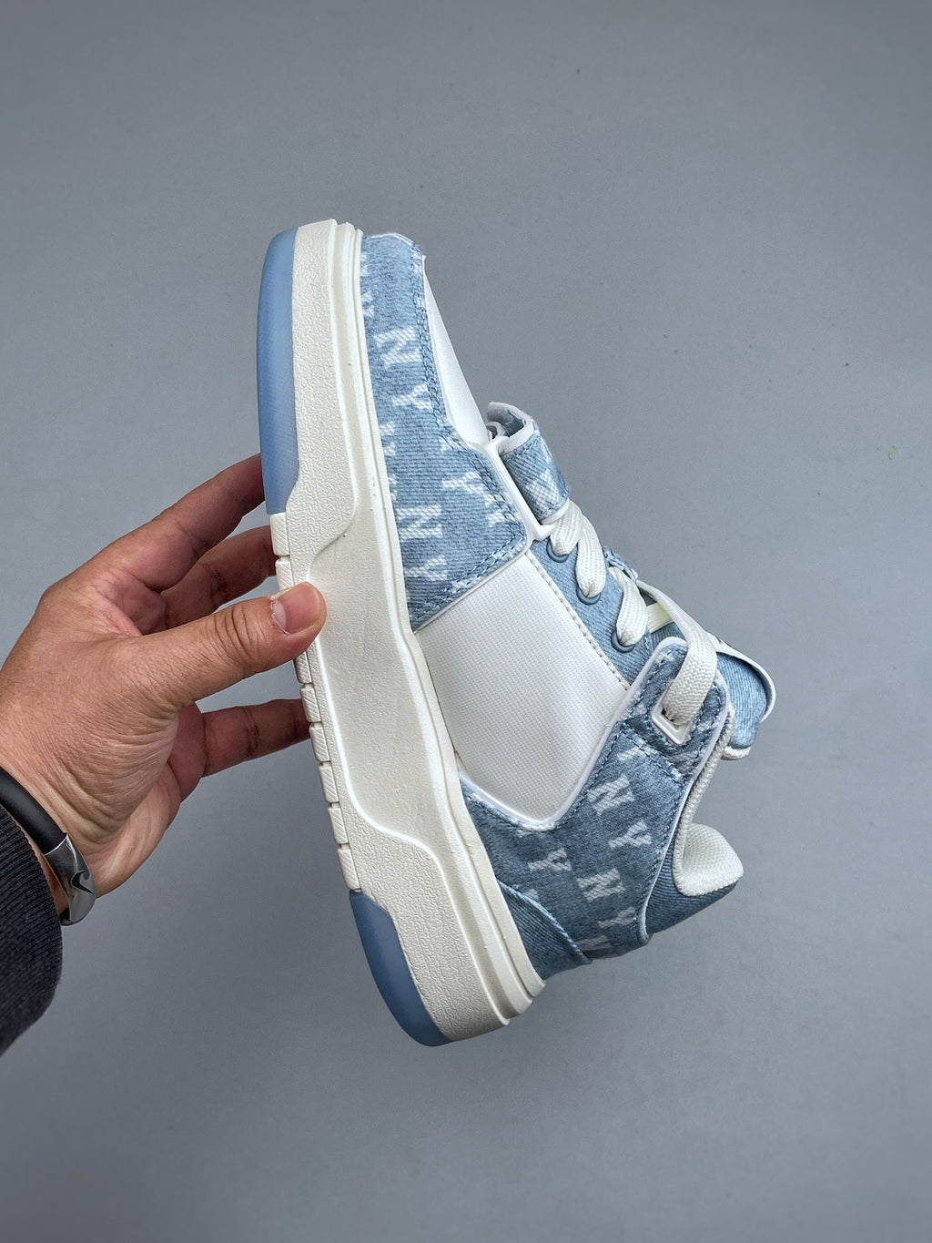 MLB New York Yankees Chunky Liner "Denim Monogram" Sneakers