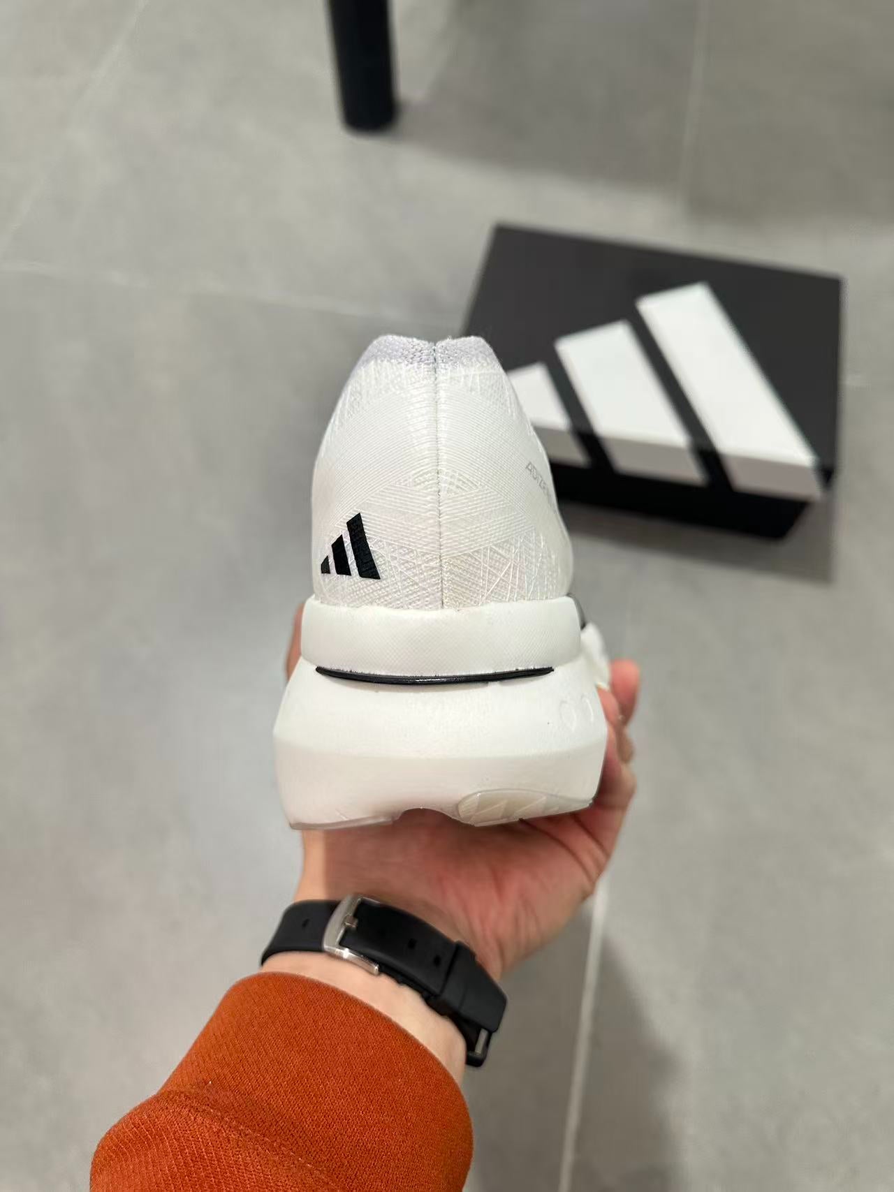 Adidas Adizero Prime X3 Strung Shoes White Black