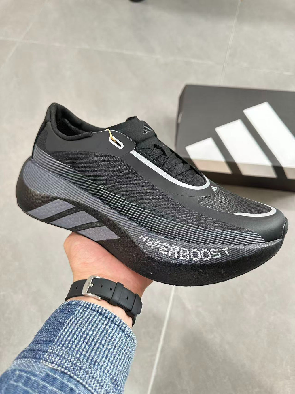Adidas HYPERBOOST EDGE Running Shoes Black