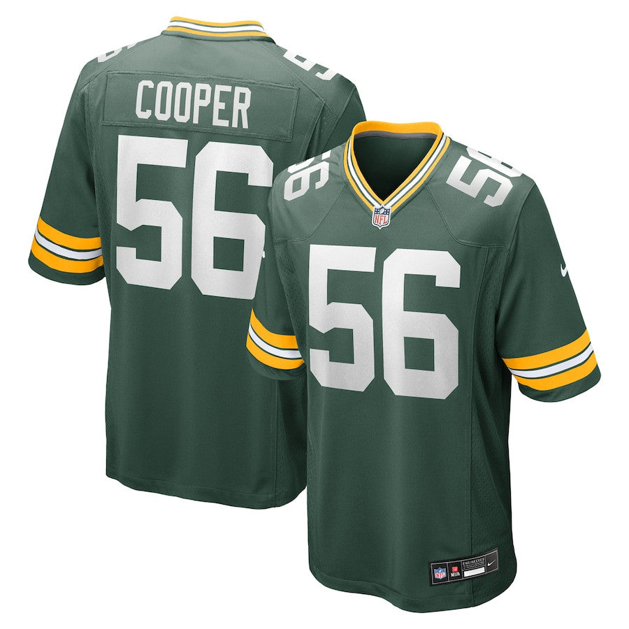 Edgerrin Cooper 56 Green Bay Packers Game Jersey – Green JS4909