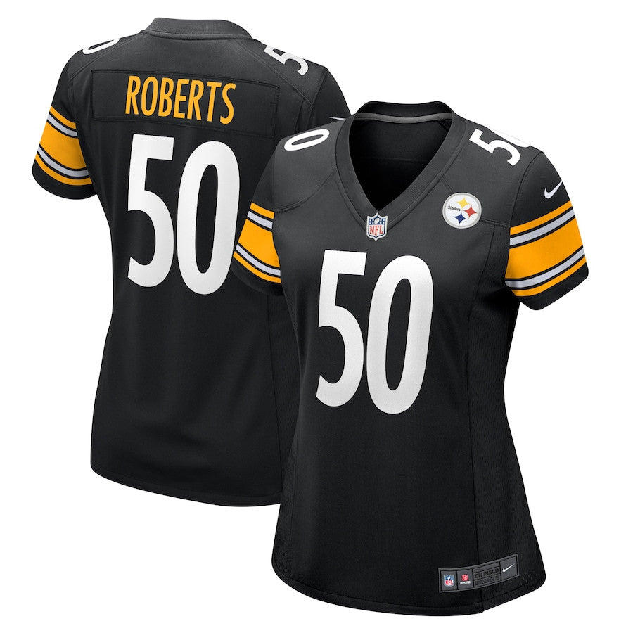 Elandon Roberts 50 Pittsburgh Steelers Game Jersey – Black JS9014