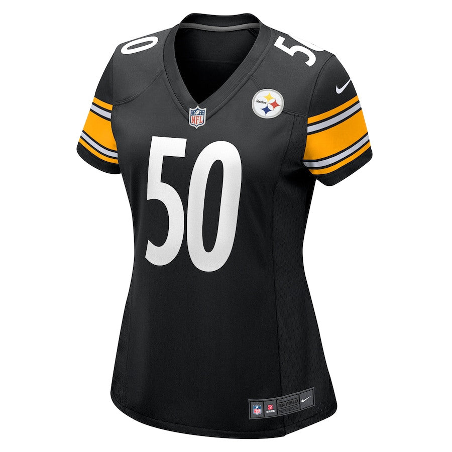 Elandon Roberts 50 Pittsburgh Steelers Game Jersey – Black JS9014