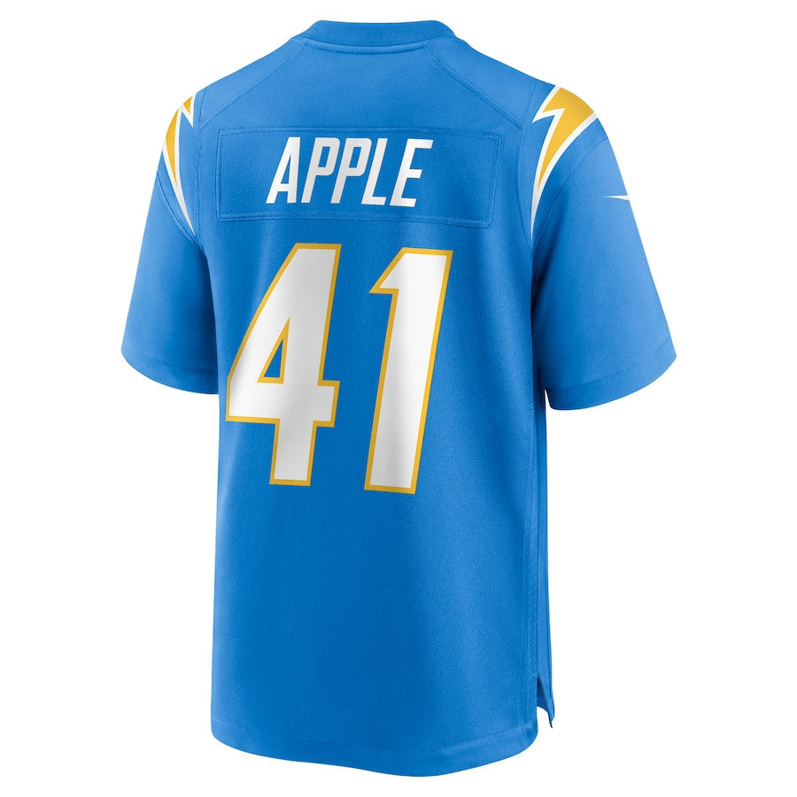 Eli Apple 41 Los Angeles Chargers Team Game Jersey – Powder Blue JS8496