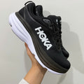 HOKA Bondi 8 Black White Athletic Shoes