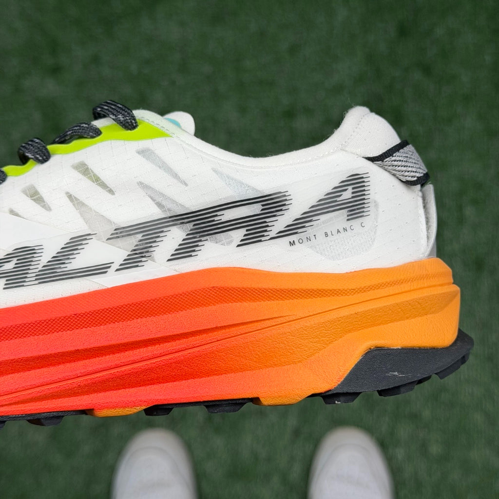 Altra Mont Blanc White Orange Gradient Men Women Lightweight Trail Shoes