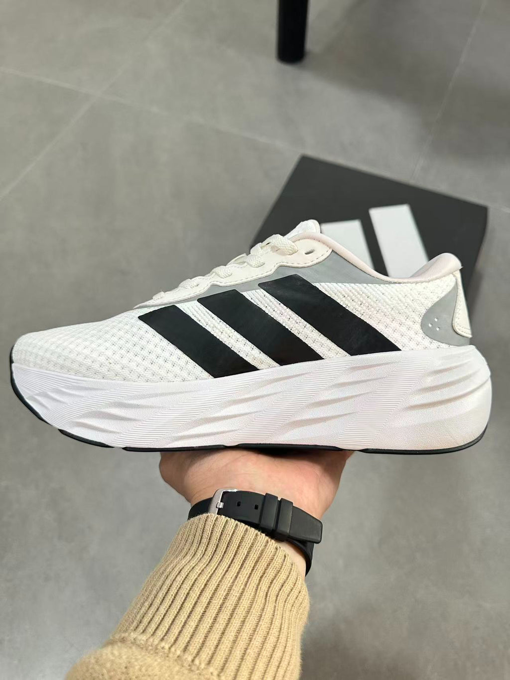 Adidas Adistar 3 Running Shoes White | Black