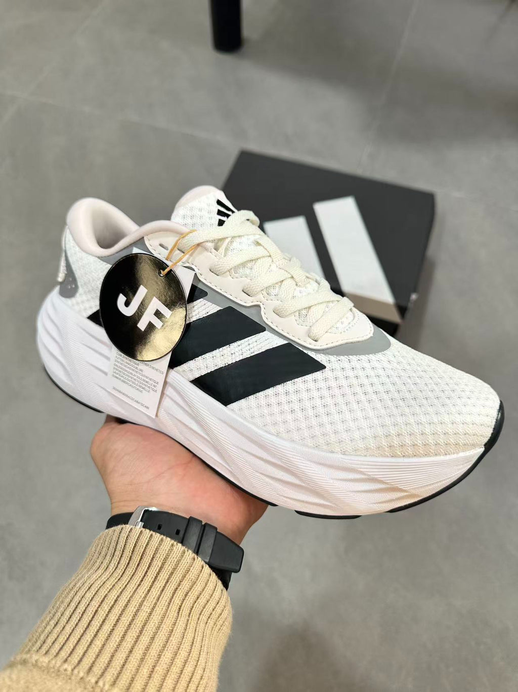 Adidas Adistar 3 Running Shoes White | Black