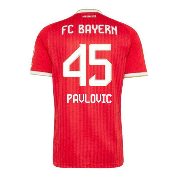 2026-2027 Bayern Munich Home Shirt (Pavlovic 45)