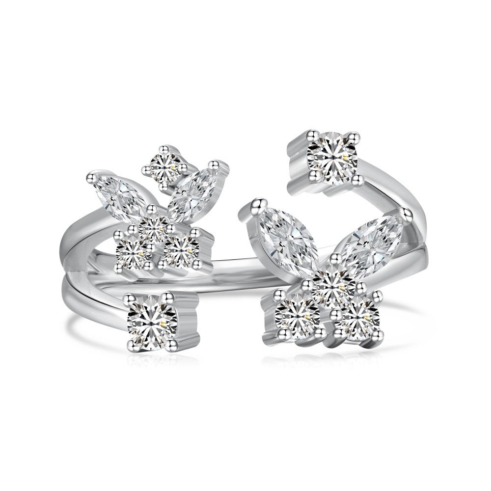 Butterfly Silver Ring Collection
