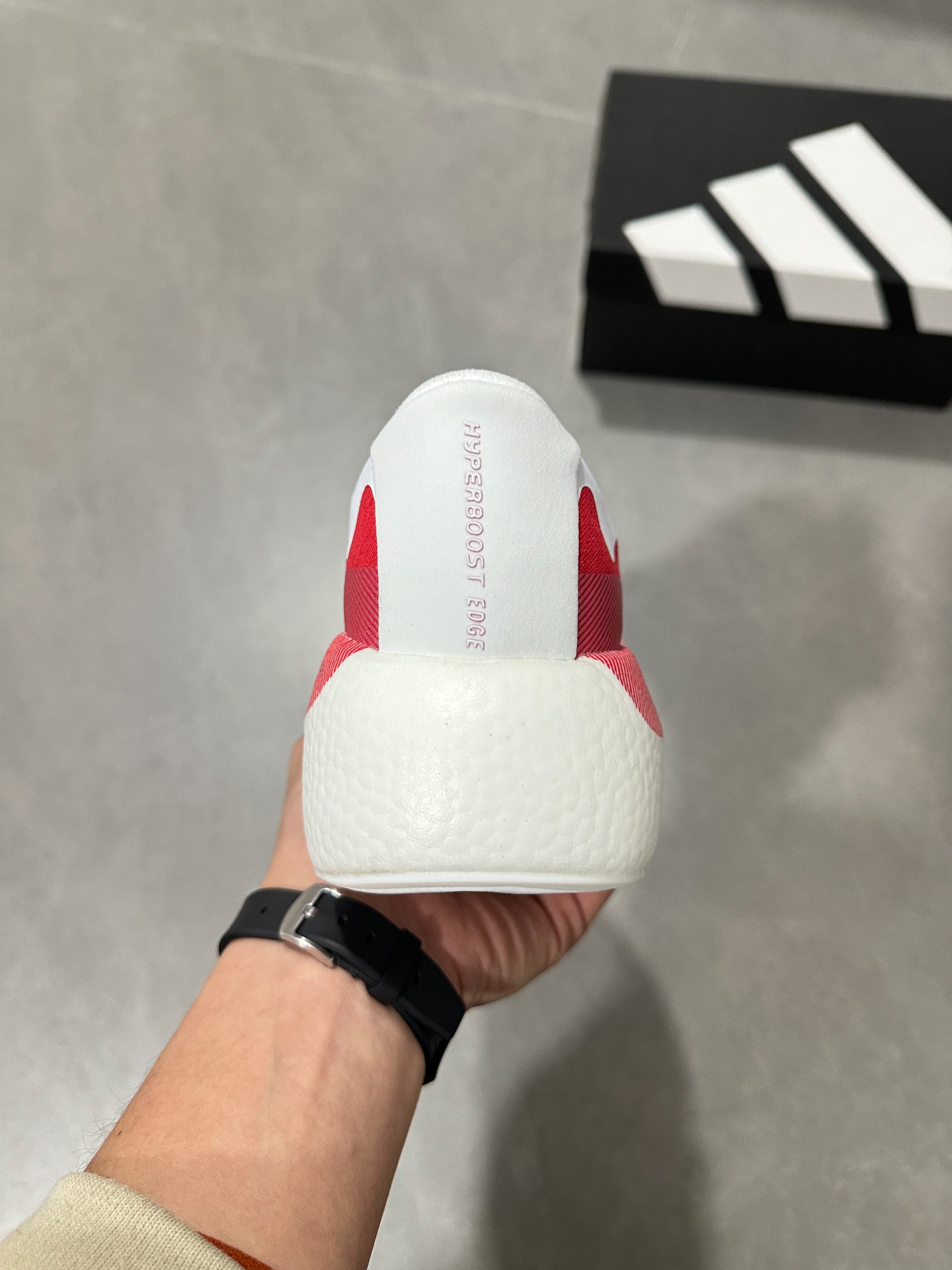 Adidas HYPERBOOST EDGE Running Shoes White | Red